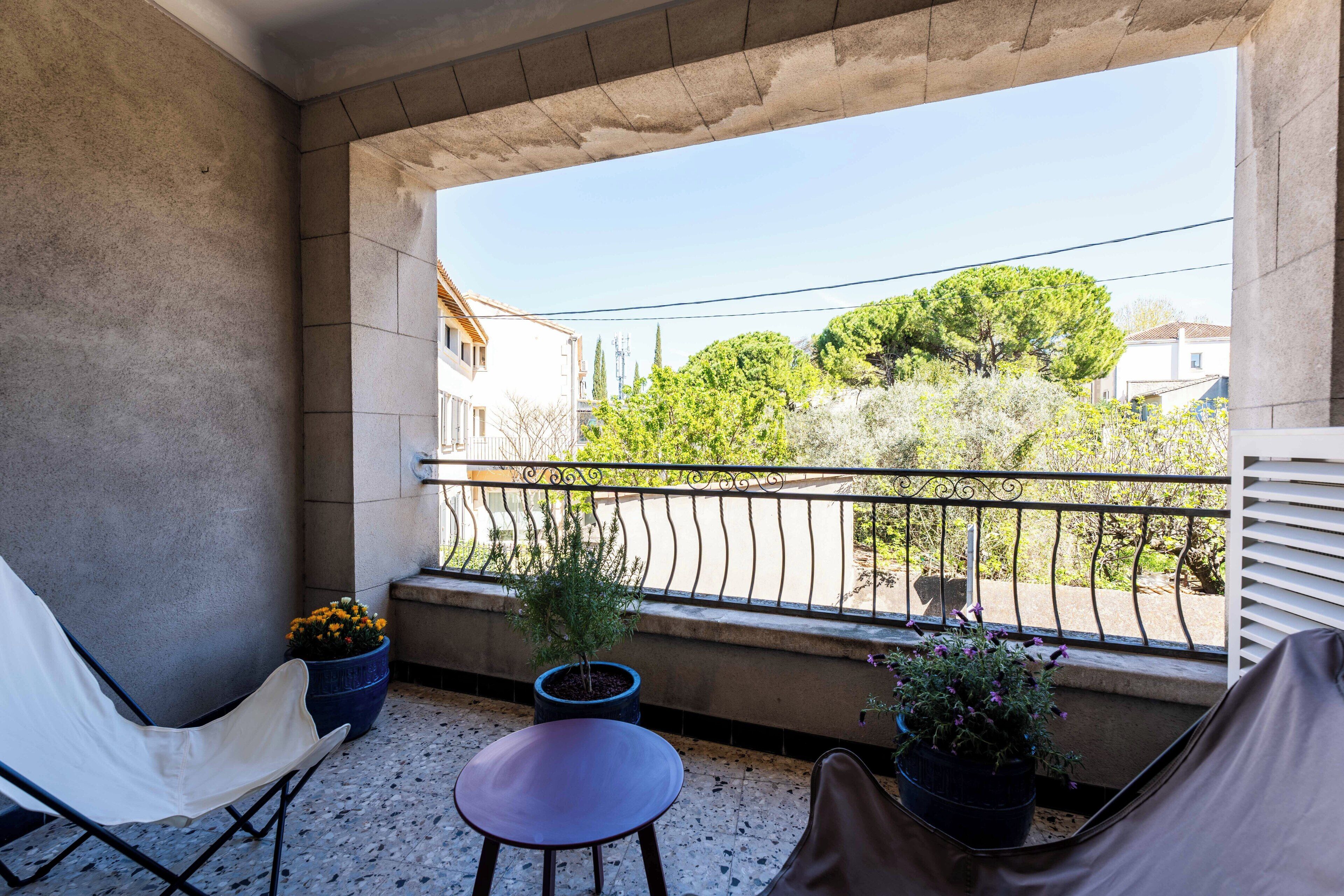 Leilighet – superior, 2 soverom, ikke-røyk, balkong | Terrasse/patio