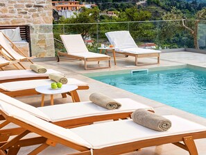 A heated pool - Berghütte 'Villa Barozziana' by Interhome (Argiroupoli)
