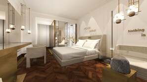 Executive-Doppel- oder -Zweibettzimmer, Bergblick | Wellness