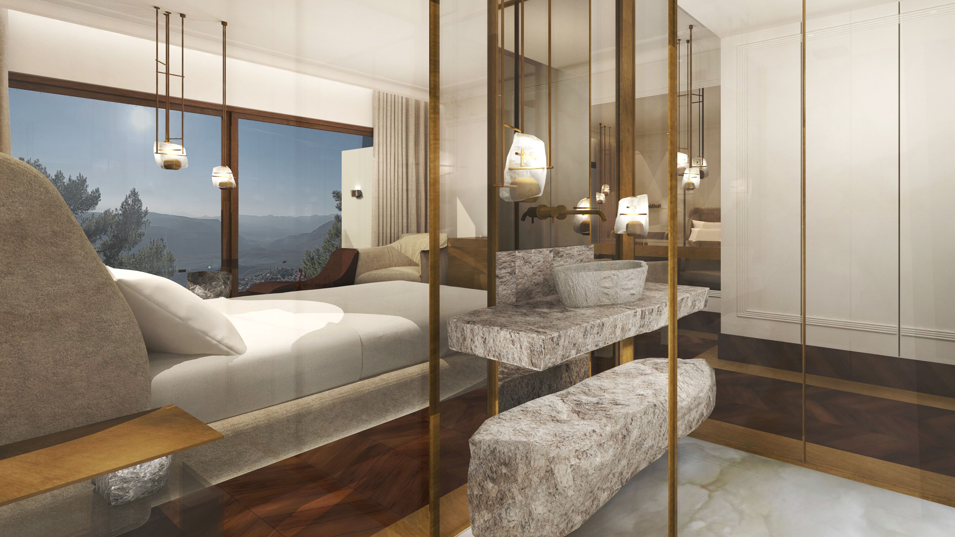 Premium Double or Twin Room, Mountain View | In-room safe, blackout drapes, iron/ironing board, free WiFi