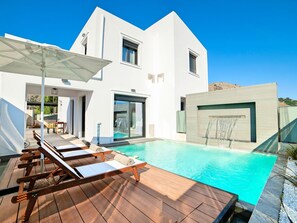 Una piscina riscaldata