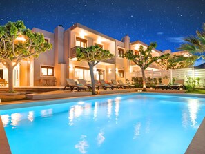 Una piscina riscaldata