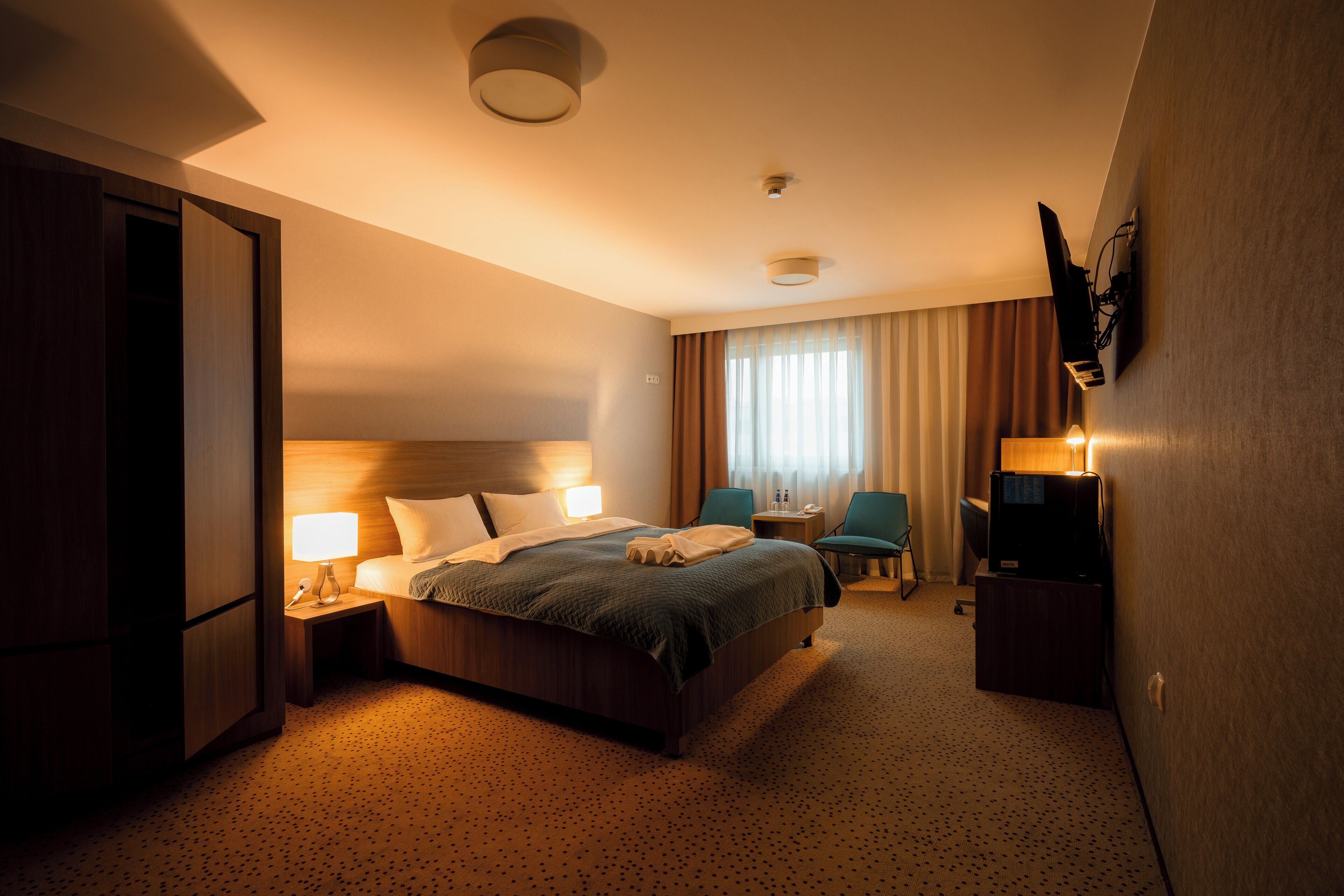 Kamar Double Deluks | Meja kerja, ruang kerja ramah laptop, dan Wi-Fi gratis