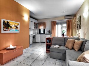 Living area - Elia Apartments Afytos-Maisonette by Interhome (Kassandrino)