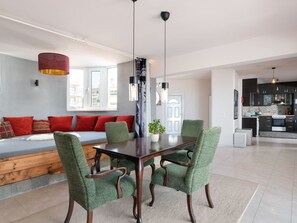 Dining - Wunderschöne Wohnung mit Meerblick und Whirlpool by Interhome (Faliraki)