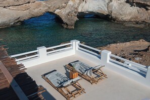 Honeymoon Studio Suite, Sea View | Balcony view - Aqua Houses (Milos)