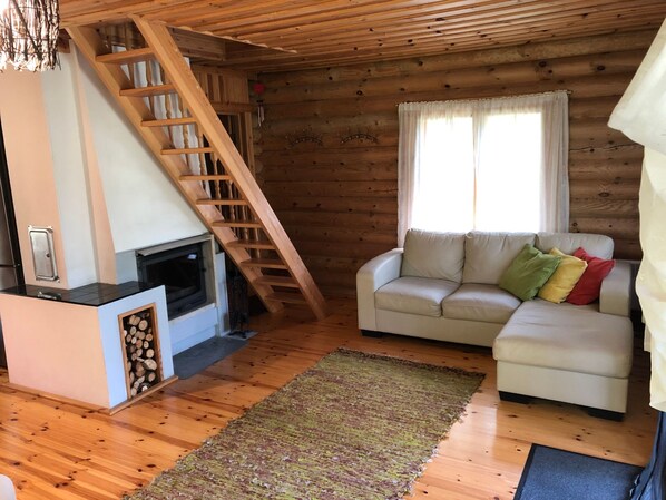 Télévision, cheminée