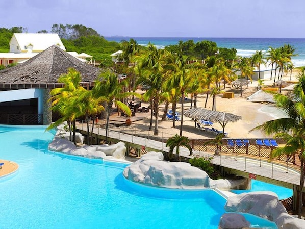 Pool - Appart mit Meerblick, Pool und Strand 150m entfernt by Interhome (Saint-Françoiss)