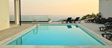 Una piscina climatizada