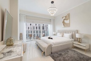 2 bedrooms, iron/ironing board, WiFi, bed sheets - Free housekeeping visits during your stay - StayShort - Bright 2BR Apartment with Marina Views Sleeps 6 (Dubai Marina)