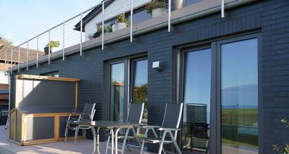 Pamir - View of the river, terrace, garden, induction stove, parking space