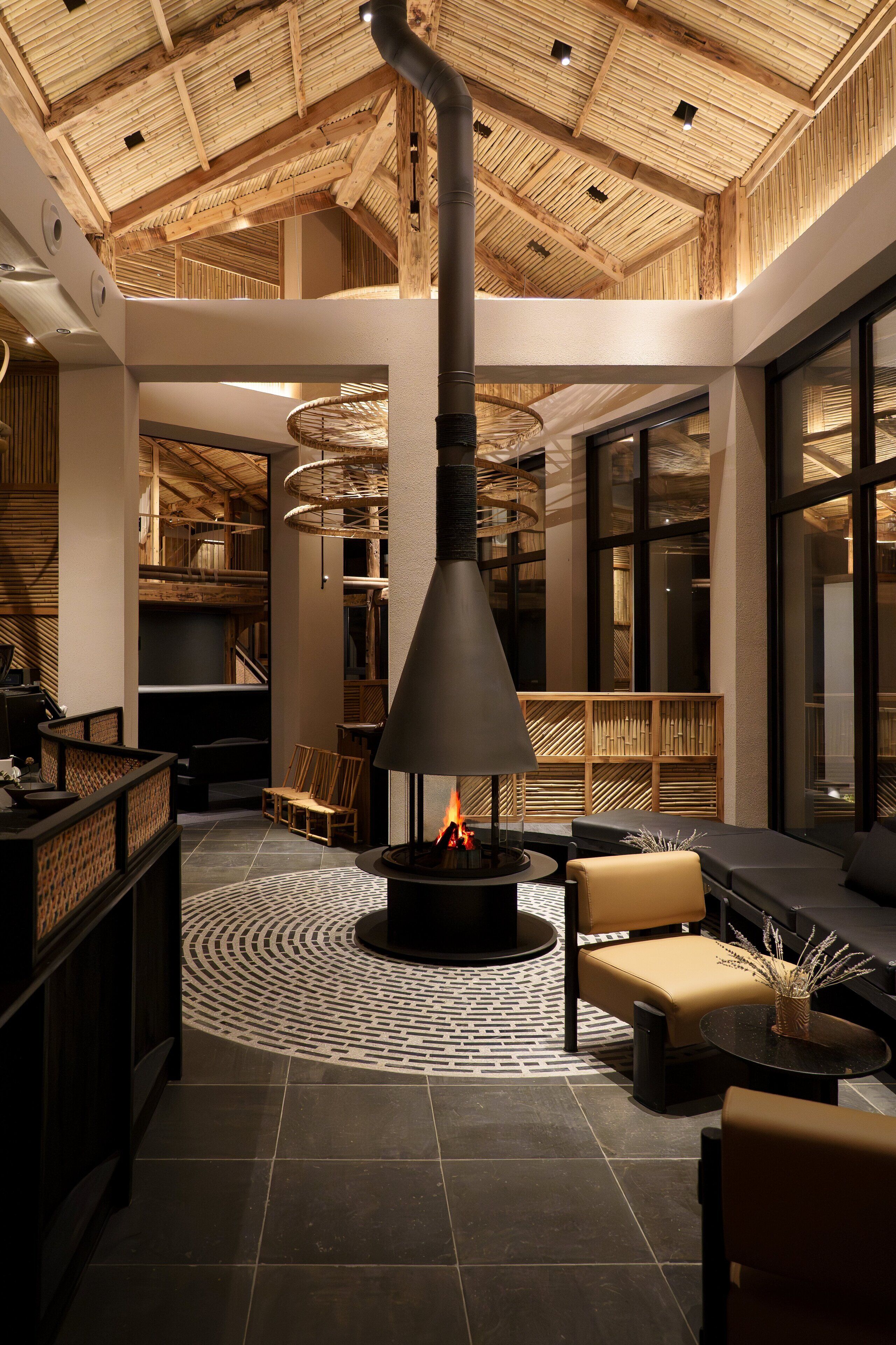 Sitteområde i lobbyen