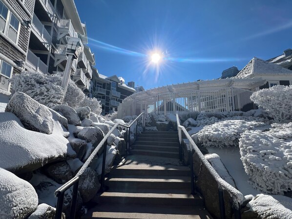 Property grounds - Slope side Luxury Condo at Allegheny Springs, Snowshoe Village Center (Snowshoe)