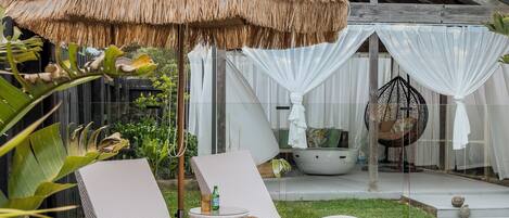 Una piscina climatizada