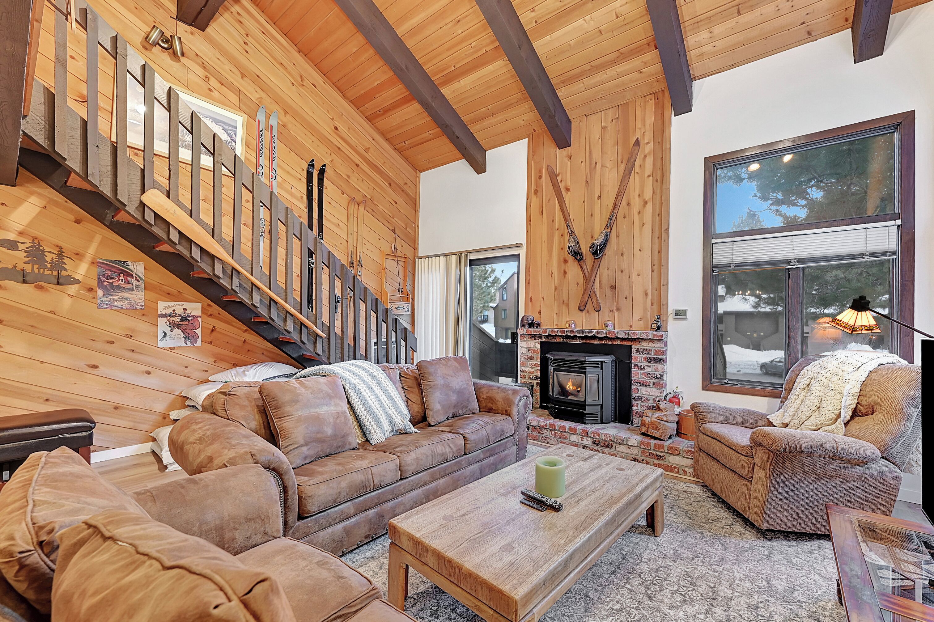 Smart TV, chimenea
