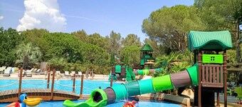 Chalet Mobilehome Mobile home Camping South of France sea rental vacation Lei Suves