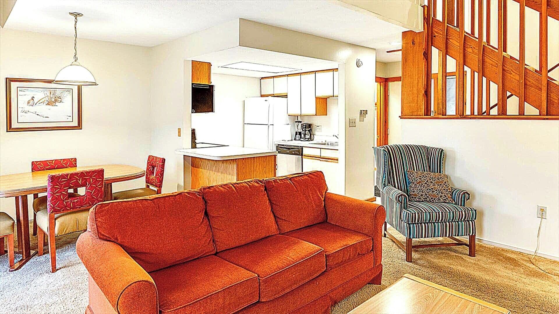 TV, fireplace, books