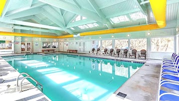 Indoor pool, a heated pool