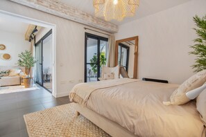 Iron/ironing board, WiFi, bed sheets - Holiday Apartment 'Mila' with Shared Pool, Private Terrace and Wi-Fi (La Oliva)