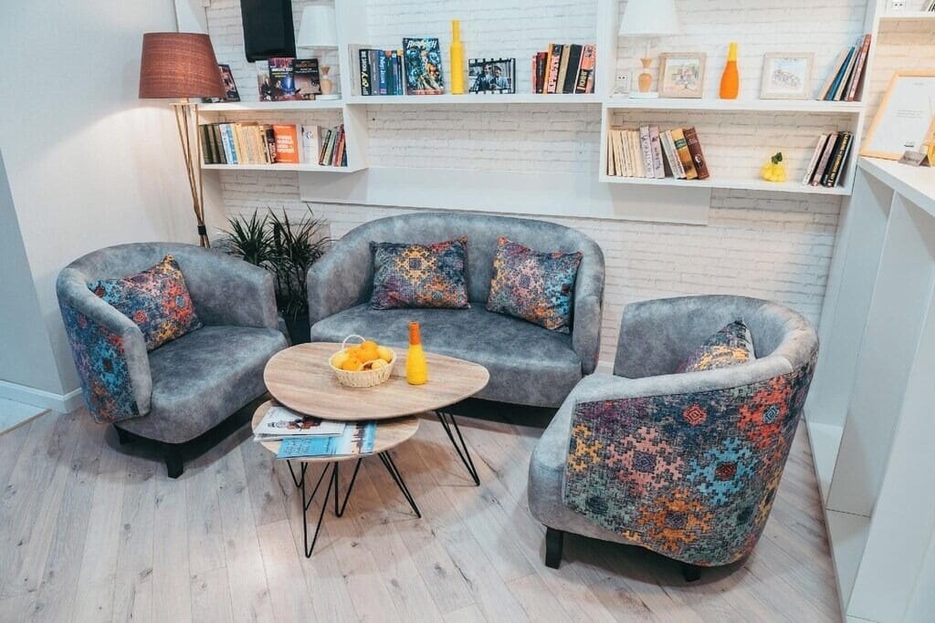 Sala de estar en el lobby