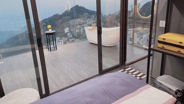 Executive Suite, 2 Bedrooms, Mountain View | Frette Italian sheets, premium bedding, pillowtop beds, minibar