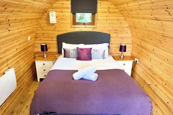 Economy Cabin, Garden View | Peralatan tempat tidur premium, cadar katil