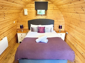 Economy Cabin, Garden View | Premium bedding, bed sheets - Chestnut Meadow Camping (Bexhill-on-Sea)