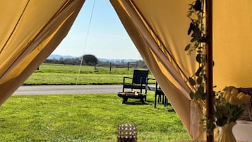 Uitzicht vanuit accommodatie