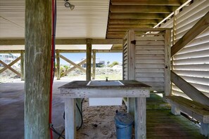 Terrace/patio - ENJOY THE WONDERFUL natural daylight in this comfortable home (St. George Island)