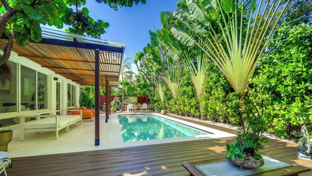 Unclassified image, 1 of 35, button - Tropical Backyard W/pool: 10 min From Miami Beach! (Miami)