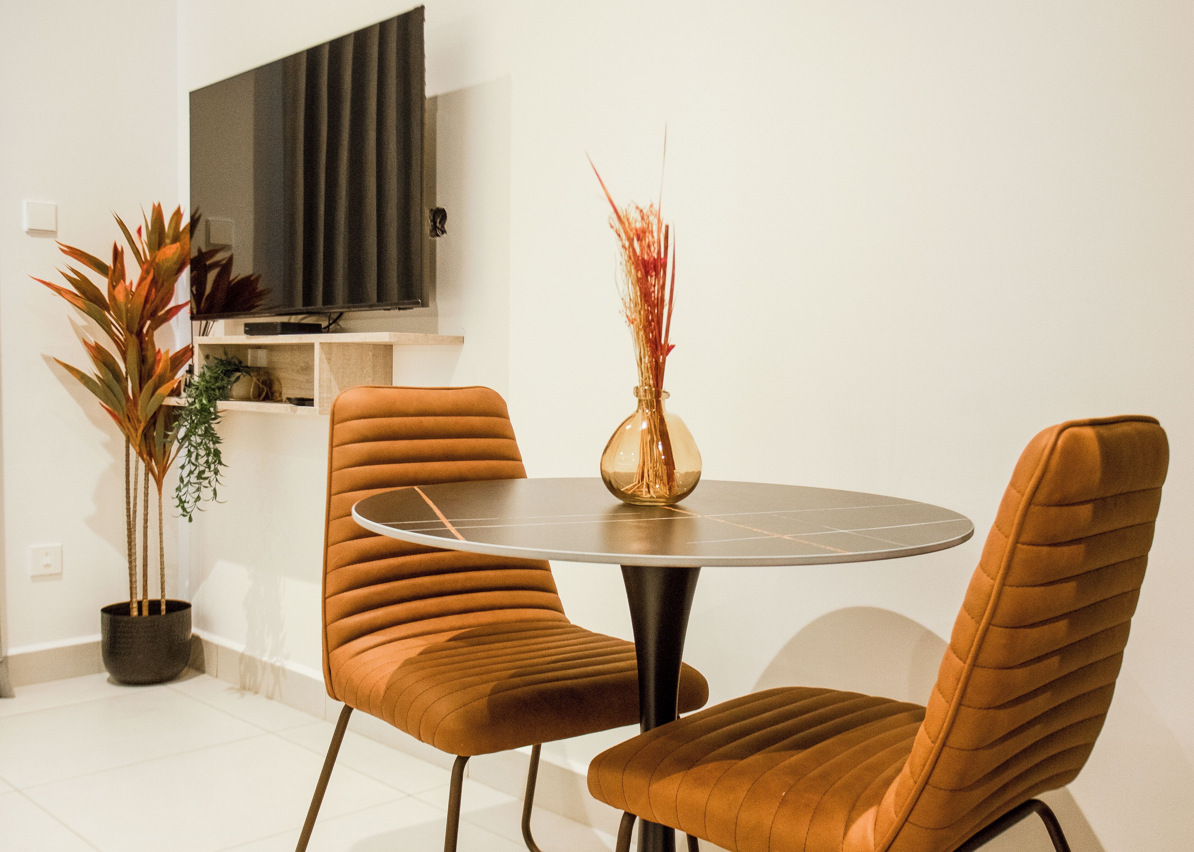 Superior Studio Suite, Balcony | Living area | 55-inch Smart TV with satellite channels, Netflix, streaming services