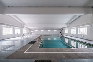 Indoor pool, a heated pool