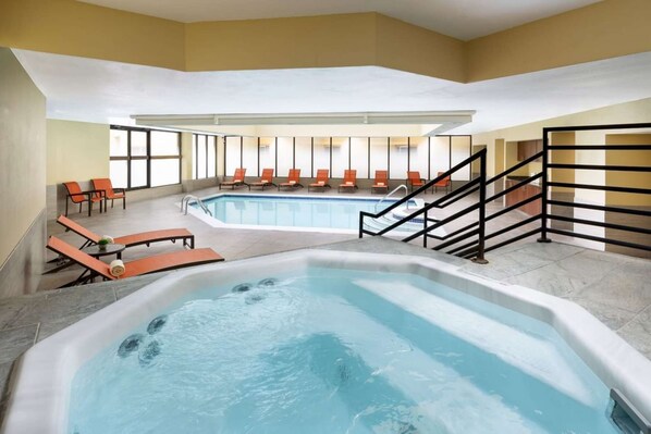 Indoor pool, a heated pool