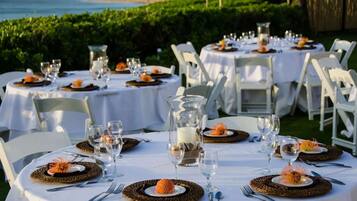 Espace banquet en plein air