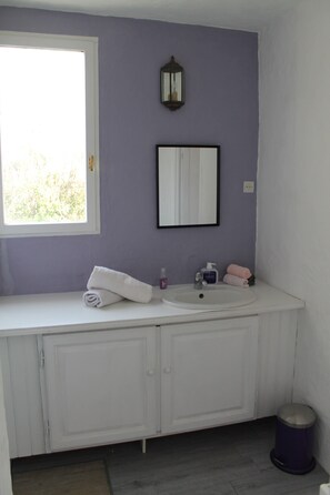 Regadera, amenidades de baño gratuitas, secadora de cabello, toallas 