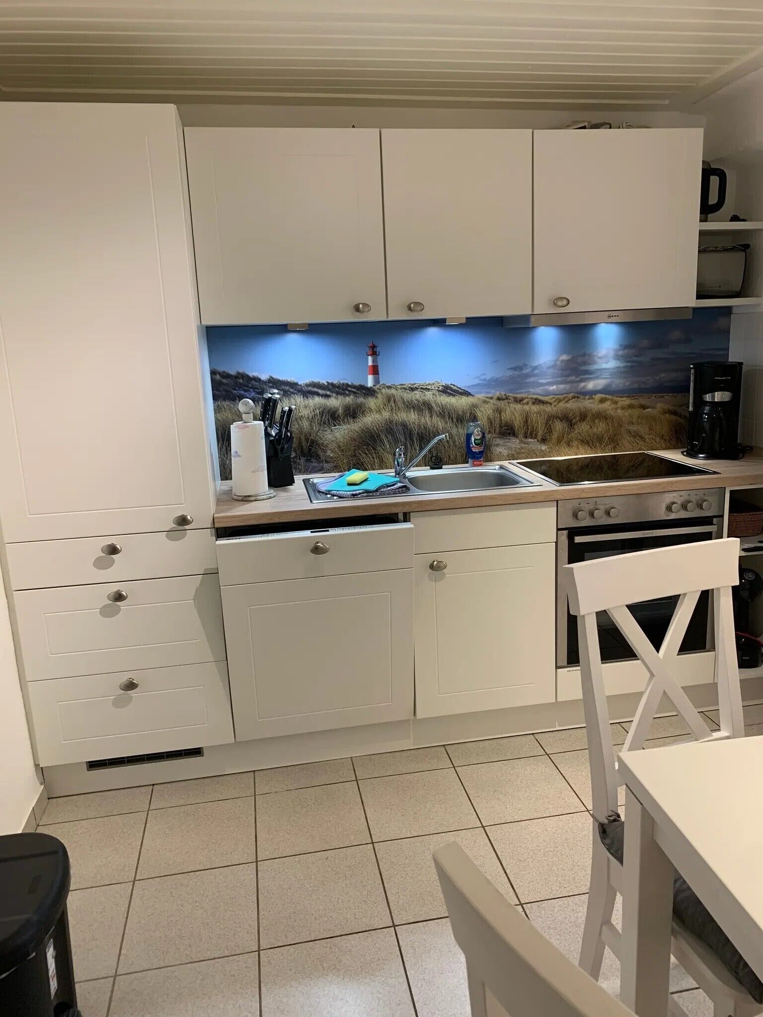 Kühlschrank, Ofen, Herdplatte, Geschirrspüler