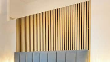 Luksusleilighet, 1 kingsize-seng, kjøkken, byutsikt | Romfasilitet