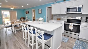 Private kitchen - 3-bedroom canal home in delightful Ocean Isle Beach with boat dock. (Ocean Isle Beach)
