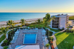 A heated pool - Sundial A203 - Stunning, Gulf Front, 1 bedroom Condo on Sanibel Island! (Sanibel)