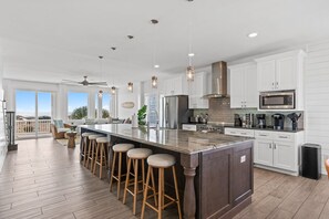 Fridge, microwave, oven, stovetop - Oceanfront, Pool, Elevator, Pet & Event Friendly! (Oak Island)