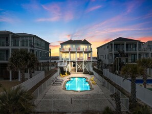 Exterior - Oceanfront, Pool, Elevator, Pet & Event Friendly! (Oak Island)