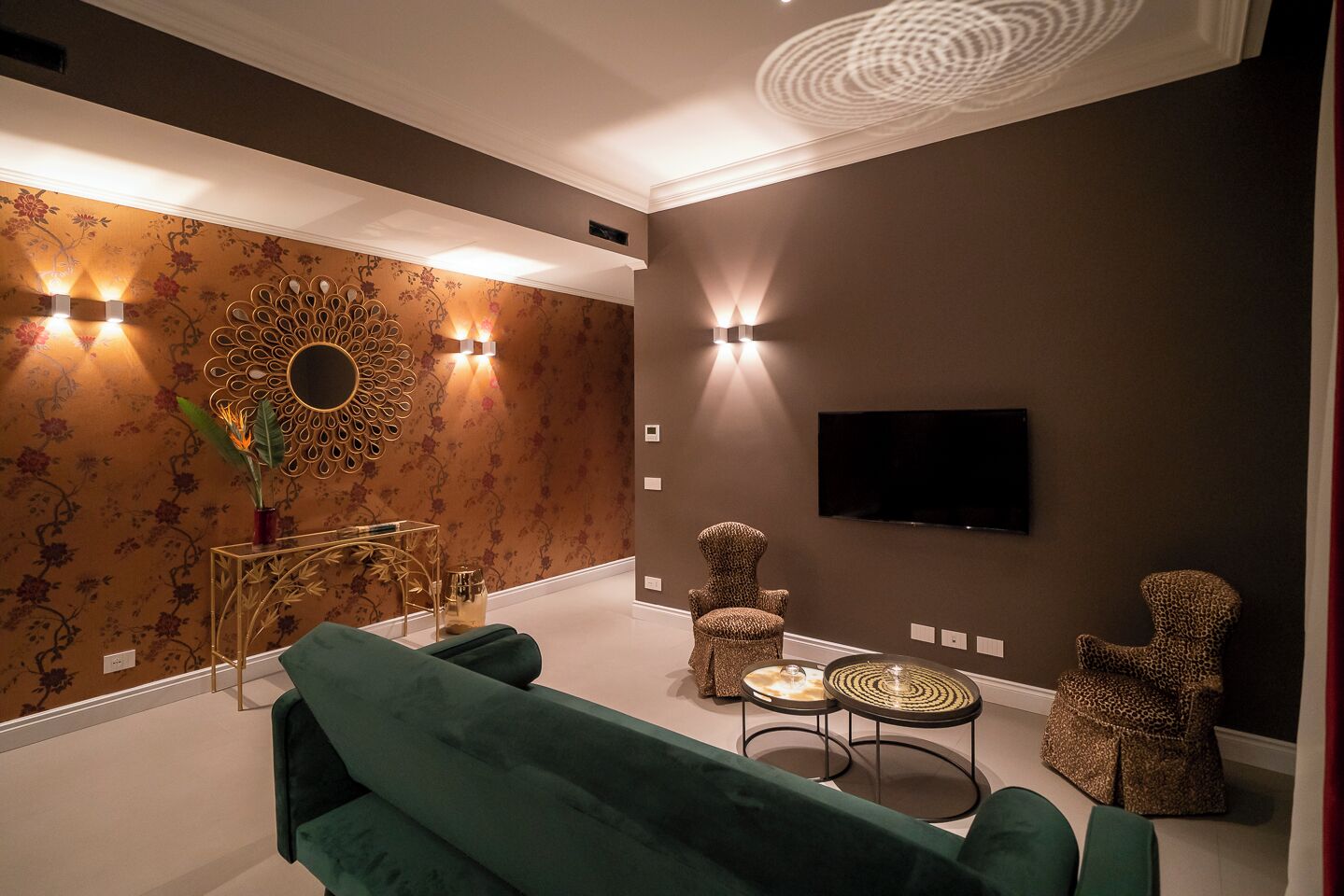 Deluxe appartement, uitzicht op stad | Woonruimte