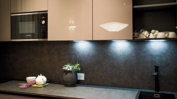 Appartement Deluxe, vue ville | Cuisine privée