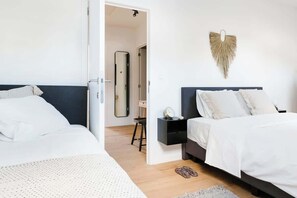 3 habitaciones, escritorio, cuna de viaje y wifi 