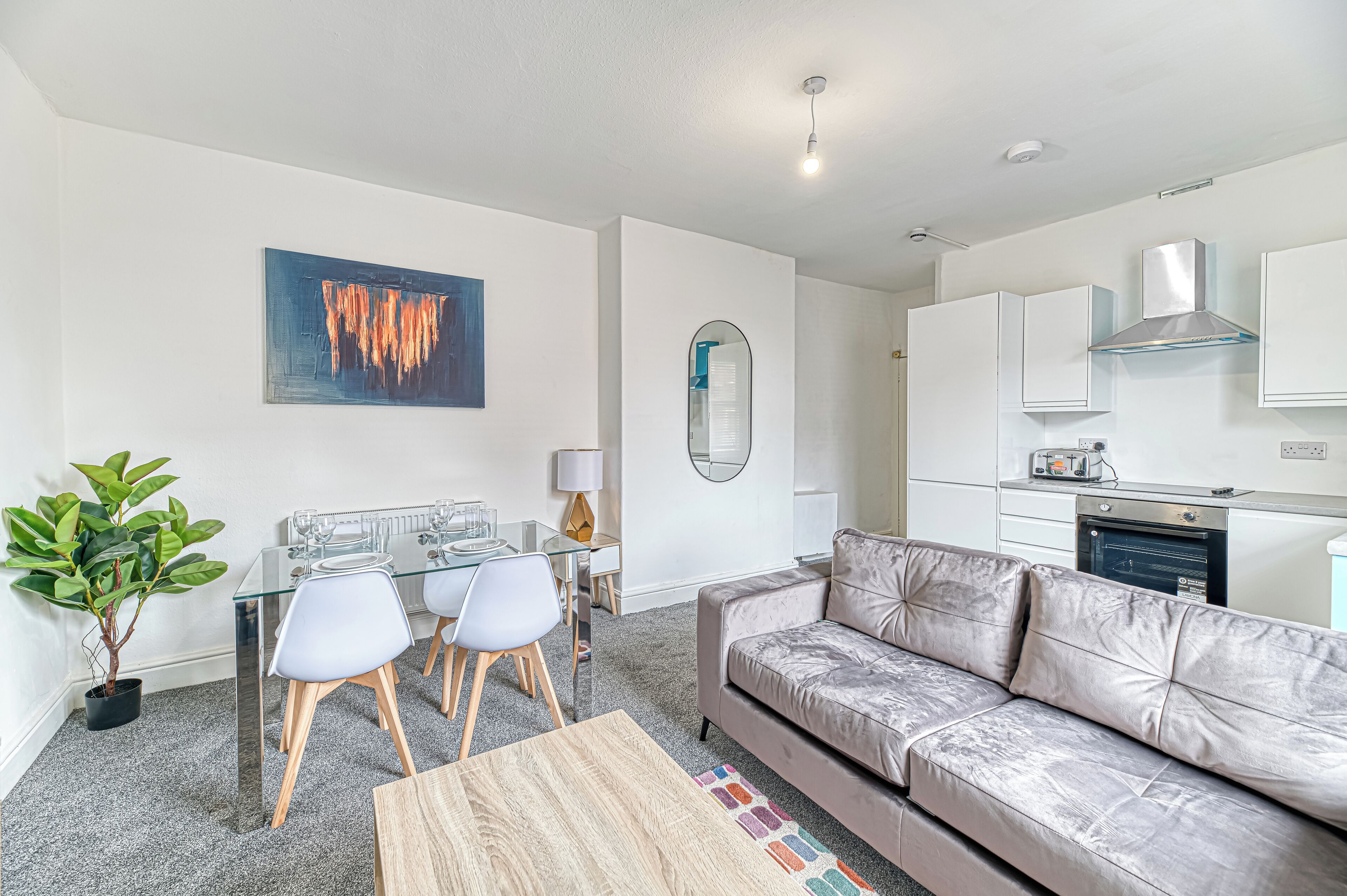 Basic Apartment, 1 Double Bed, Non Smoking | Living area