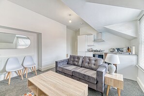 Classic Apartment, 1 Double Bed, Non Smoking | Living area - Double Bed Apts Fairhaven View by Guestz (Lytham St. Anne's)