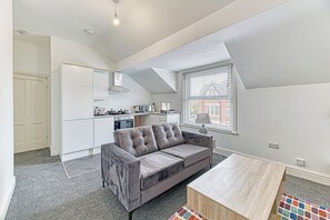 Classic Apartment, 1 Double Bed, Non Smoking | Living area - Double Bed Apts Fairhaven View by Guestz (Lytham St. Anne's)