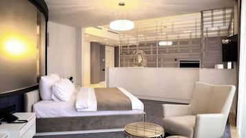 Luxury-Zimmer | Minibar, Zimmersafe, Zustellbetten, kostenloses WLAN