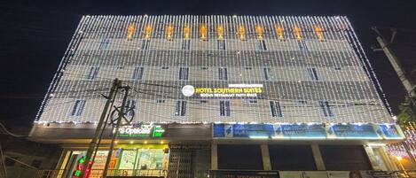 Voorkant van accommodatie