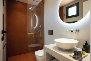 Apartment, 1 Bedroom, Accessible, Smoking | Bathroom - Chic and Nice 1BR With Garden Access (Corfu)